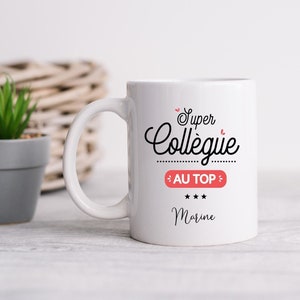 Mug super collègue personnalisable Tasse super collègue Cadeau collègue image 2