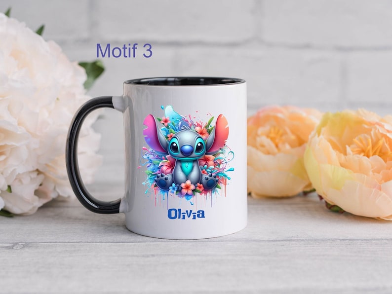 Mug Stitch personnalisé Tasse Stitch avec prénom imagem 7