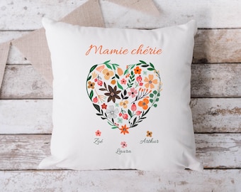 Personalized Grandma Cushion - Mom We Love You - Grandma Gift - Dear Grandma
