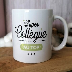 Mug super collègue personnalisable Tasse super collègue Cadeau collègue image 4