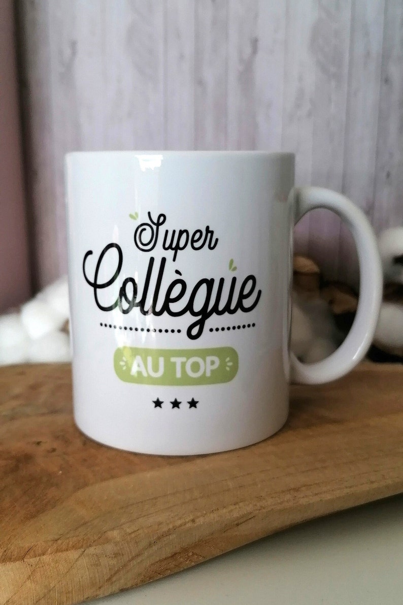 Mug super collègue personnalisable Tasse super collègue Cadeau collègue image 4