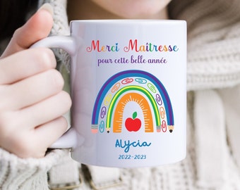 Teacher Mug - Master - Atsem - Thank You Teacher Mug - End of School Year Gift