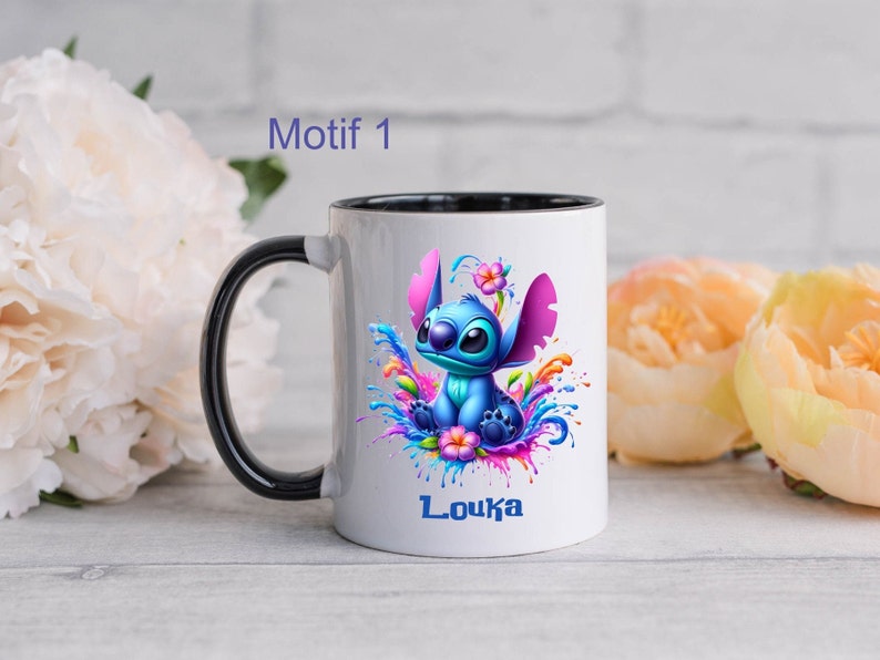 Mug Stitch personnalisé Tasse Stitch avec prénom image 5