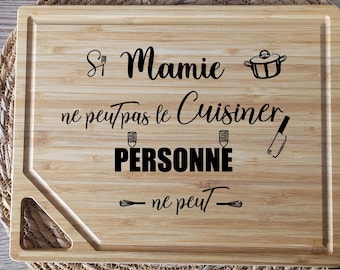 Appetizer board / cutting board / customizable / to personalize / Grandma's / Mom's Day, any event 32.5x25x0.9cm