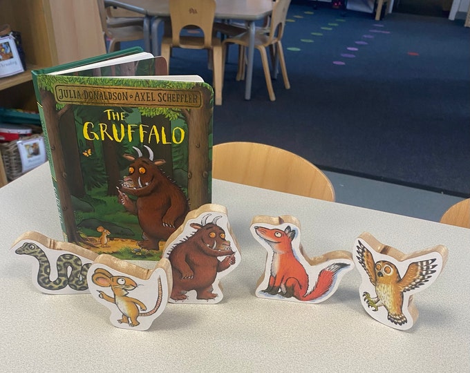 Mini Gruffalo Wooden Characters Etsy