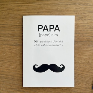Carte de voeux Fête des Père