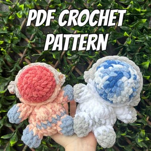 Crochet Spaceman Pattern - Amigurumi Astronaut PDF Document