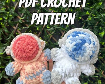 Crochet Spaceman Pattern - Amigurumi Astronaut PDF Document