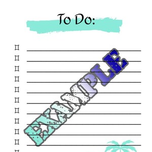Printable To Do List
