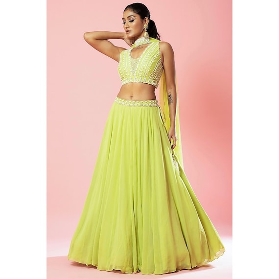 slim fit dress slacks Lime Green Salwar Suit – Desi Diva Fashion
