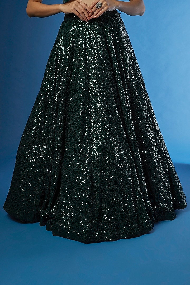 Spring Green Lehenga Dress main image 1