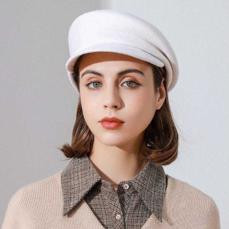 Newspaper Boy Hat, Women's Fall/winter Hat, Outdoor Hat, Women's