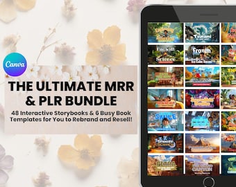 Libros de cuentos y libros de actividades para niños con plantillas de reventa PLR MRR