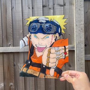 anime glass painting