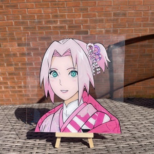 Sakura Glass painting