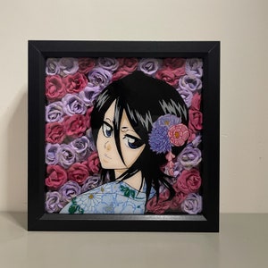 BLCH 花のガラス絵
