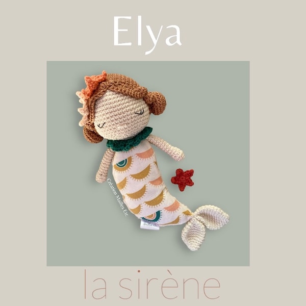 Elya, le doudou sirène