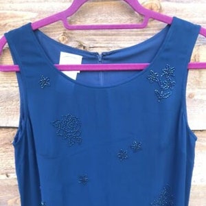 Brand New Vintage 90s Laura Ashley Teal Maxi Dress Size UK 12