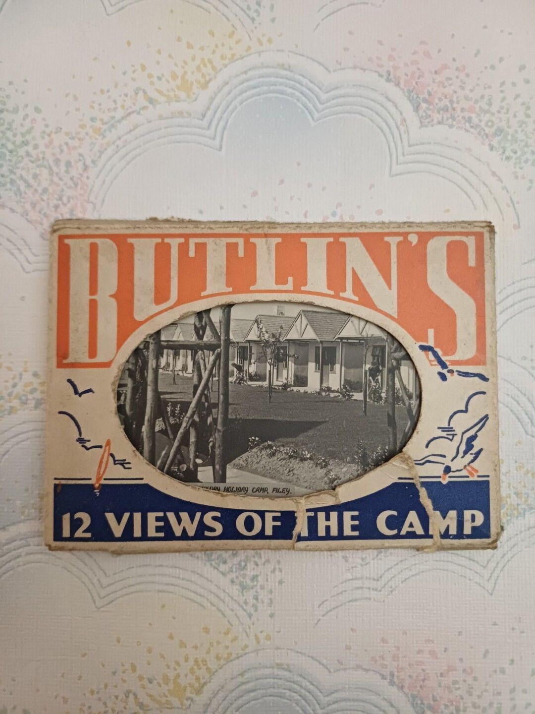 Butlins Postcards Vintage 1950s 12 Views of the Camp Card Set Filey ...