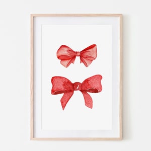 Rode kerstbogen afdrukbare muurkunst, noeldecoratie, kerstmuurkunst, kerstdecor, vakantiekunstafdrukken, kerstafdrukken