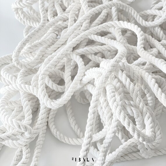 White cotton nautical rope deals