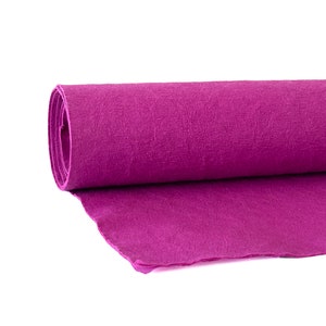Waschbarer Papierstoff 19 x 70 in Pink, Veganes Lederpapier in Peony