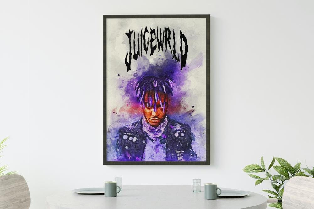 Discover Juice Wrld Poster | Rapper Wall Art Print