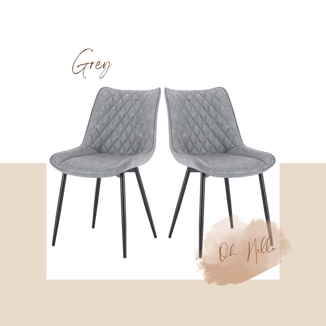 Modern Dining Chair Dining Table Chair Easy Wipeable Chair Etsy UK