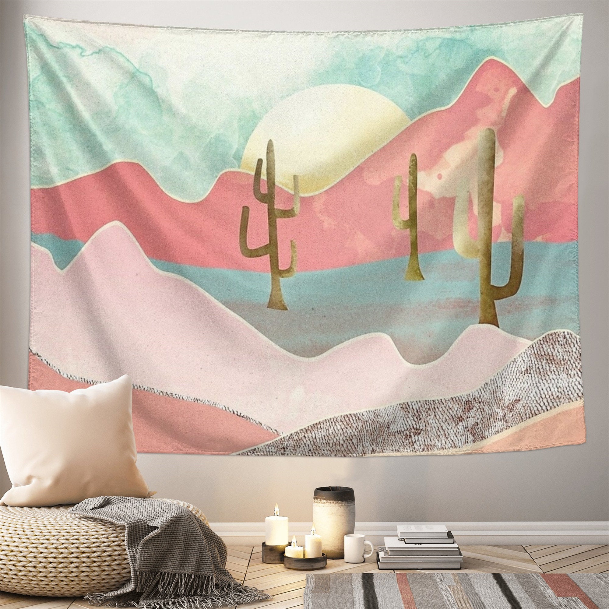 Sunset Desert Tapestry