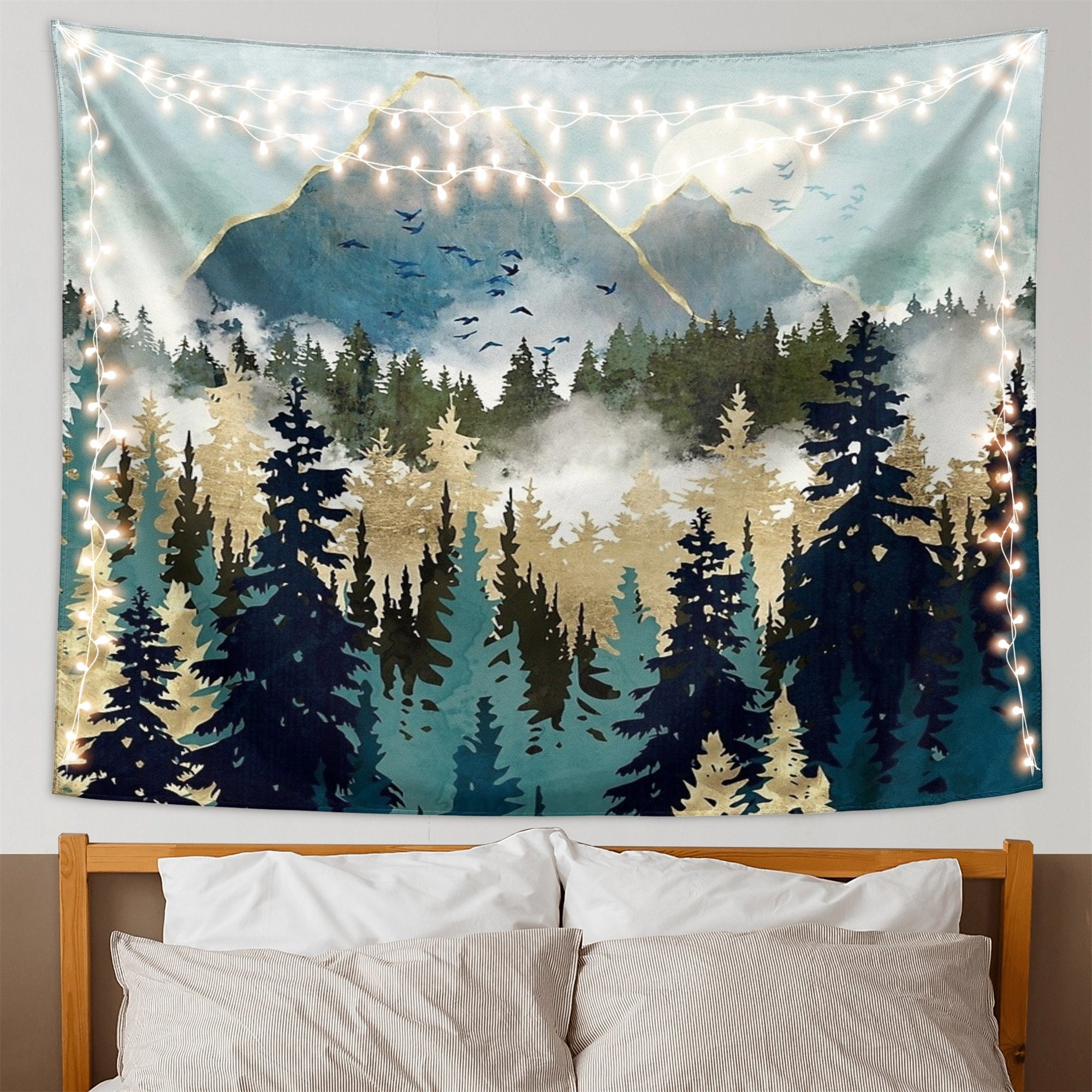 Mountain Tapestry - Abstract Nature Landscape Tapestries