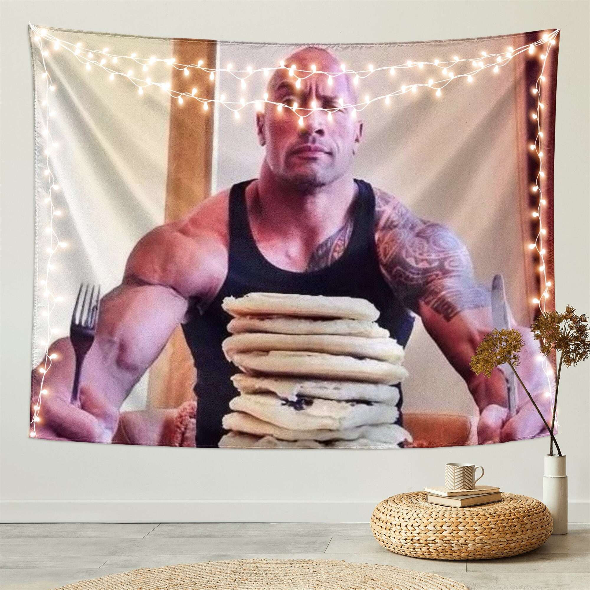 Rock and Pancakes Funny Meme Tapestry Boutique Wall Hanging Banner Party  Banner Wall Blanket for Bedroom College Dorm Poster Decor - Etsy