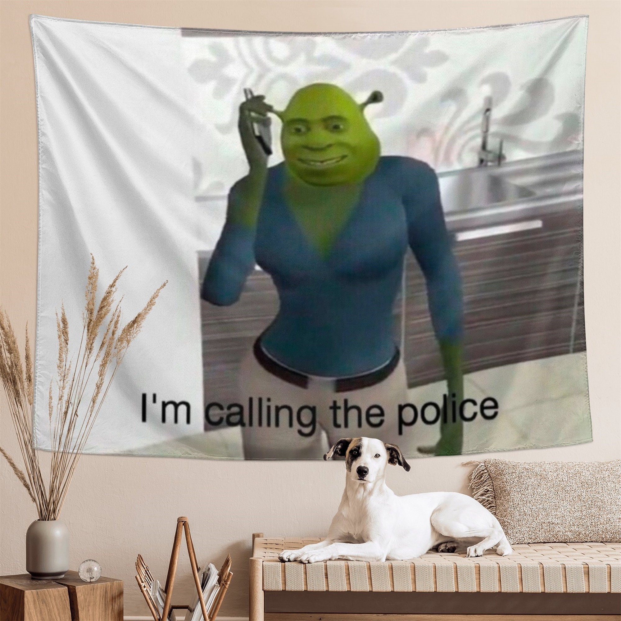 Will Smith is Shrek Meme - Will Smith Meme - Tapestry