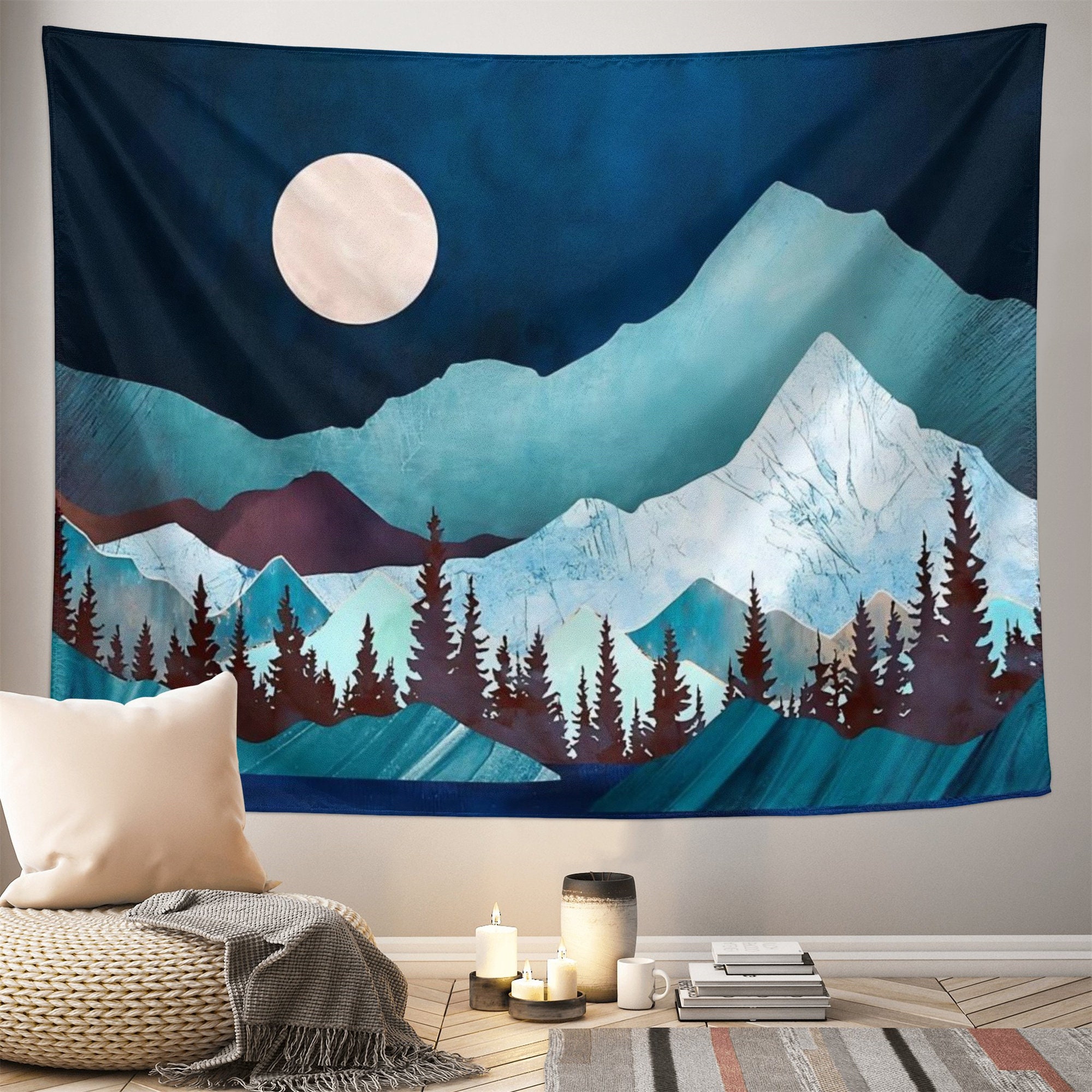 Mountain Tapestry - Starry Night Tapestries