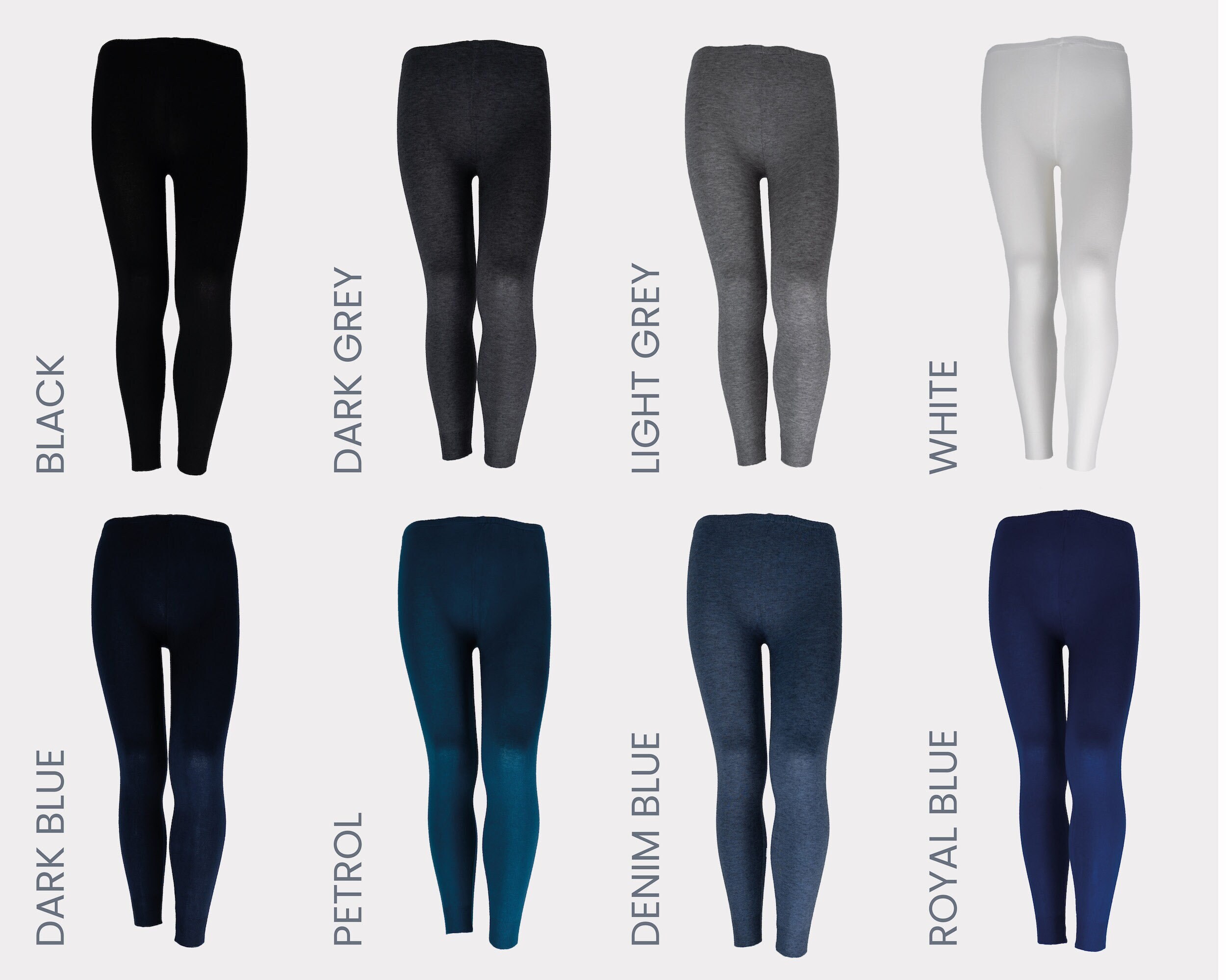 Comprar Leggings básicos modales de color liso hasta la rodilla