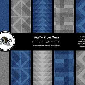Digital paper pack | Office carpet pattern | Digital paper texture | printable scrapbook paper | commercial use | cgi textures | PNG clipart