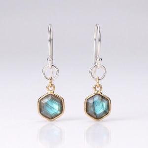 Pendientes de labradorita Aurora