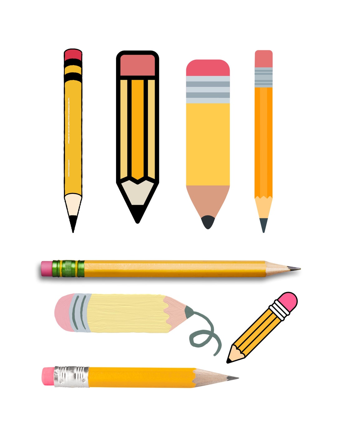 Pencil Svg - Etsy