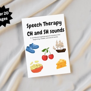 Speech Therapy, CH and SH sounds, Speech therapy Materials, Speech activities for home, Articulation worksheets, Speech therapy worksheets