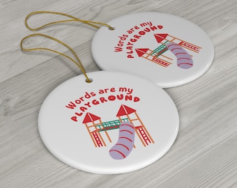 SLP ornament, Speech Teacher gift, Speech Therapy