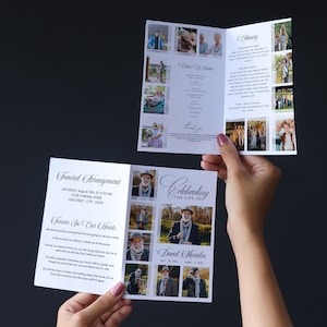 Celebration of Life Funeral Program Template: Editable Memorial (Instant Download) image 6