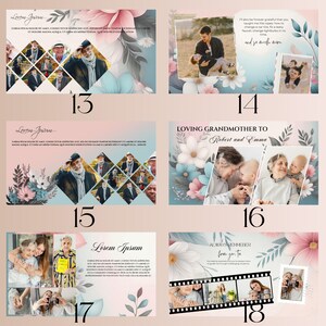 Memorial Slideshow Template: Celebration of Life Presentation (canva