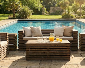 DIY Patio Furniture Plans Bundle | Wooden Outdoor Lounge Set PDF