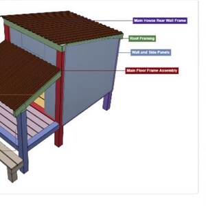 犬小屋のDIY設計図（PDF）｜頑丈な屋外ペットシェルターの作り方｜簡単な木工プロジェクト 画像 7