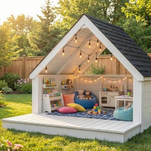 Plan Cabane A-Frame – PDF de Construction | Maison Enfant Extérieure Bois