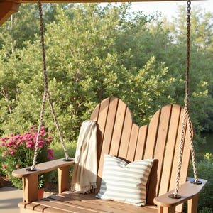 Adirondack Porch Swing Plan – Digital DIY Woodworking Guide, Instant Download