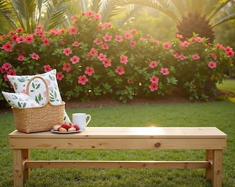 DIY Garden Bench Plans: Woodworking Guide for Outdoor Seating (PDF Download)