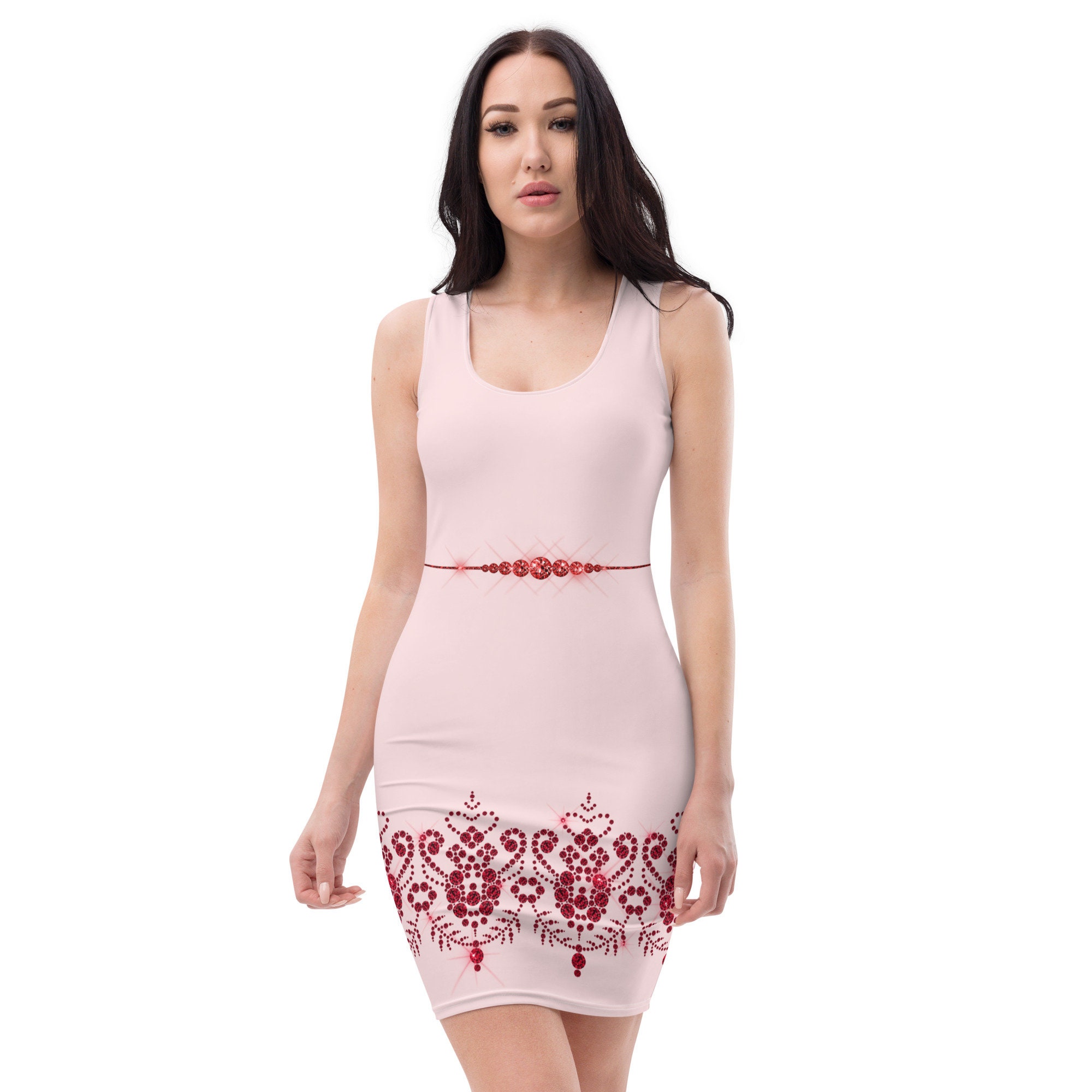 pink and red bodycon dress Dress, Hyper Feminine Apparel, Womens Dresses Color:Blue / White What is Stacey's like UK 8/ EU 36/ elegant finish
