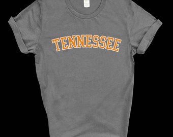 Tennessee Vols Tshirt, tn volunteers tee, tn vols sports tshirt, plus size 3x 4x 5x Unisex Heavy Cotton Tee