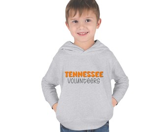 Sudadera con capucha de lana para niños pequeños de Tennessee Volunteers, camisa para niños pequeños de ut vols, sudadera con capucha para niños pequeños de vols de tennessee, sudadera con capucha de fútbol universitario