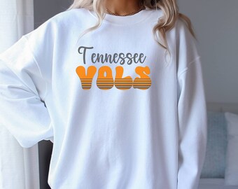 Tennessee Vols tröja, TN Volunteers fotbollströja, present till Vols-fan Unisex Heavy Blend Crewneck-tröja plusstorlek 2x 3x 4x 5x
